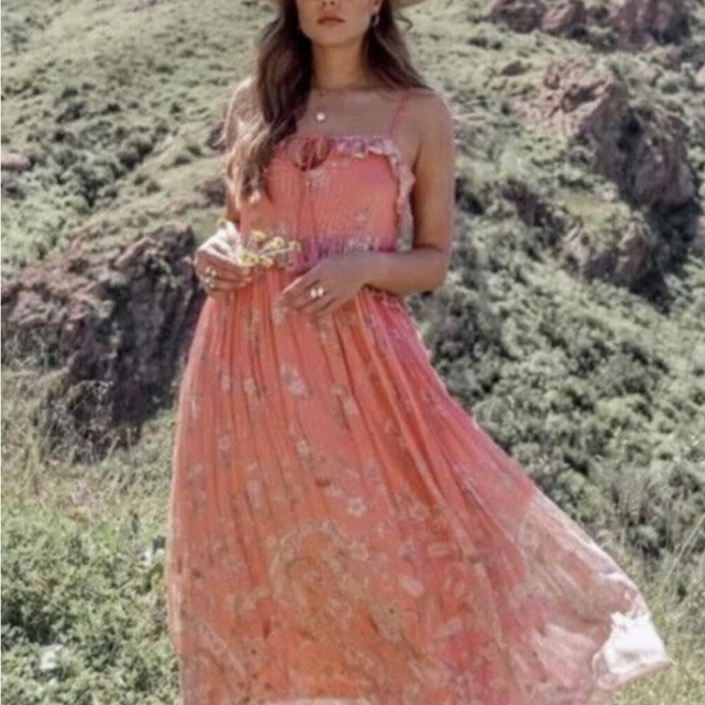 Spell RARE VINTAGE Hendrix Strappy Maxi size S.